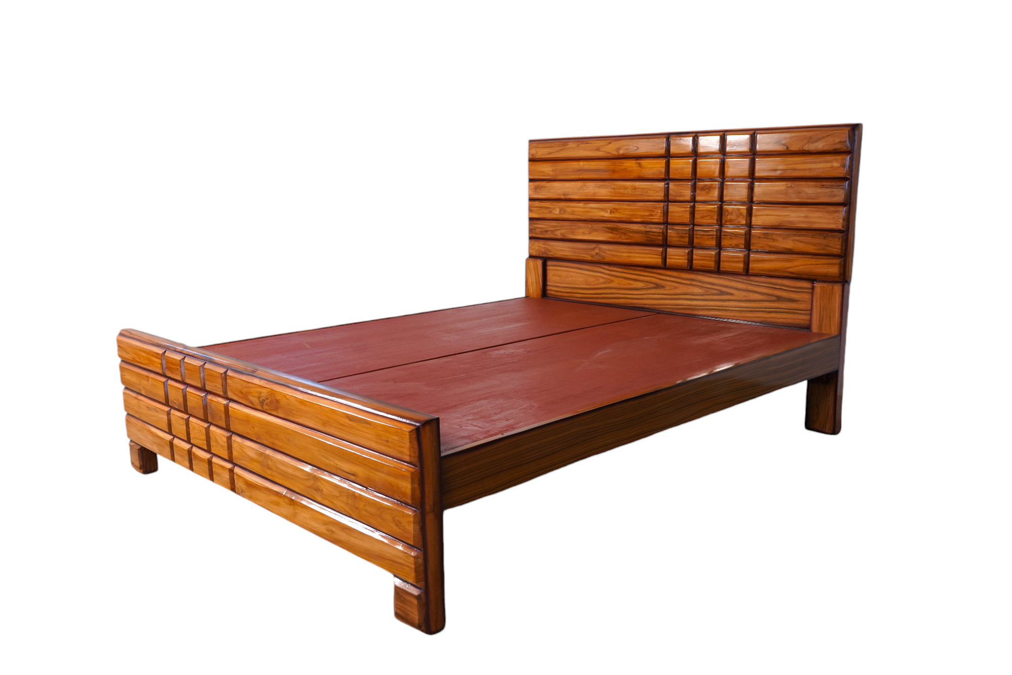 Teak Wood Heavy Cot 5x6