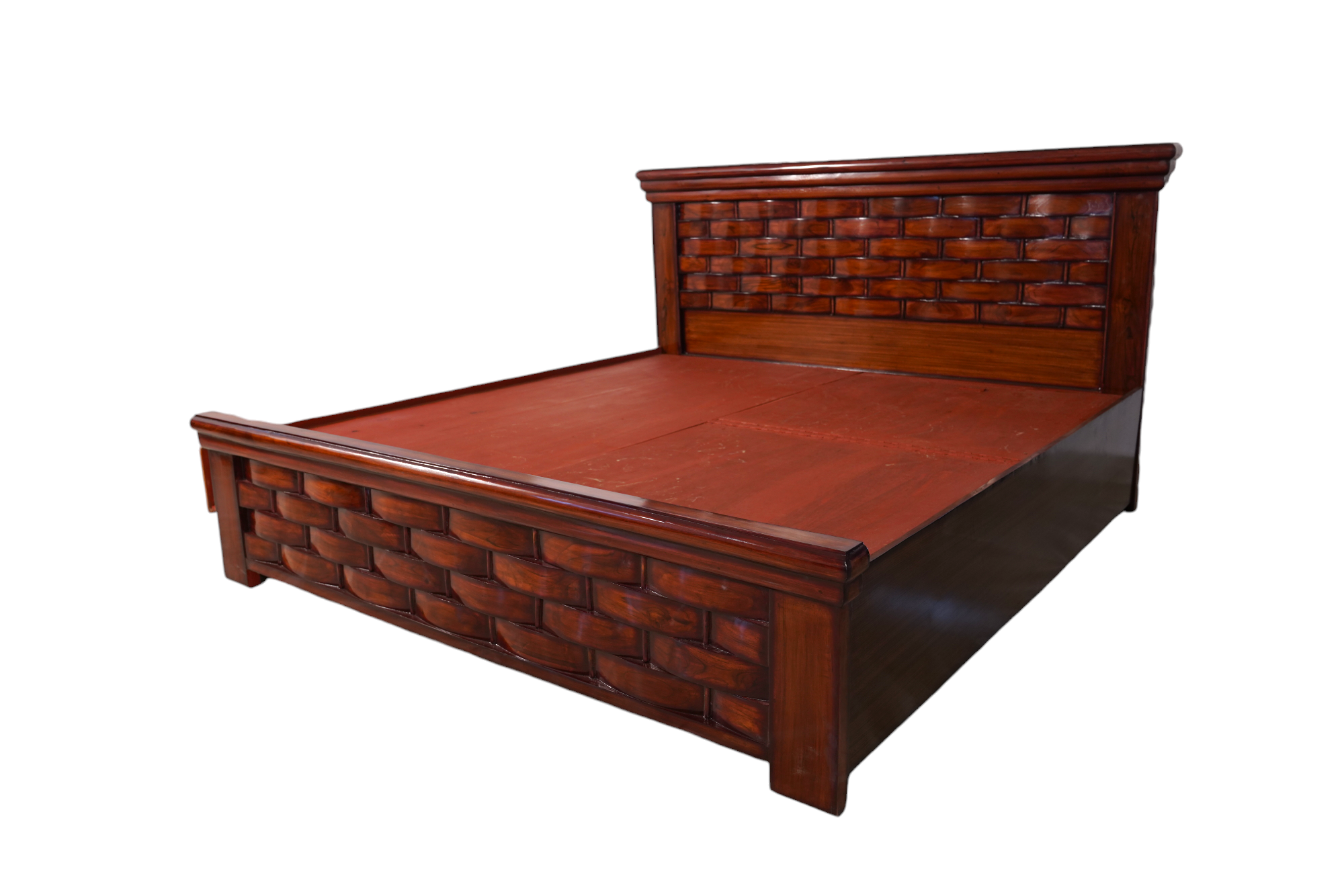 Teak Wood Heavy Cot 6x6