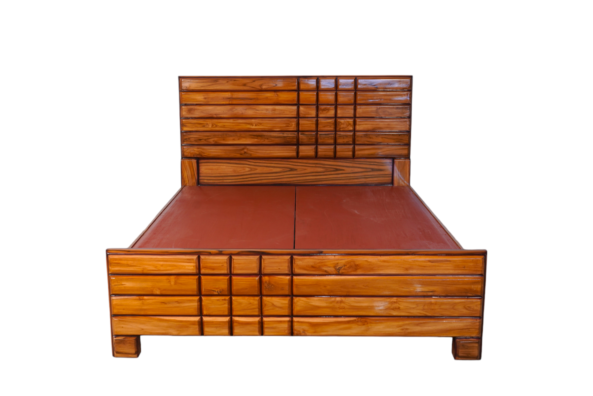 Teak Wood Heavy Cot 5x6