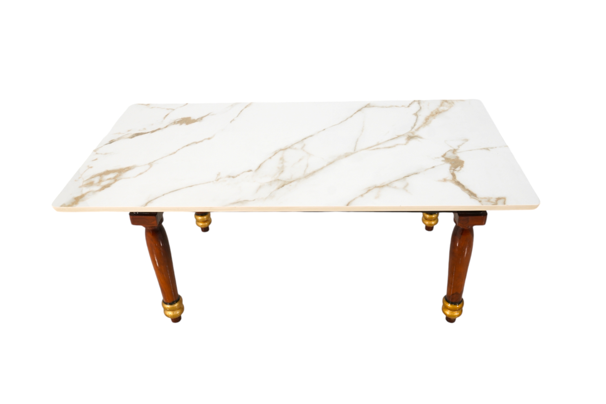 6 Seater Dining Table with Italian Marble Top