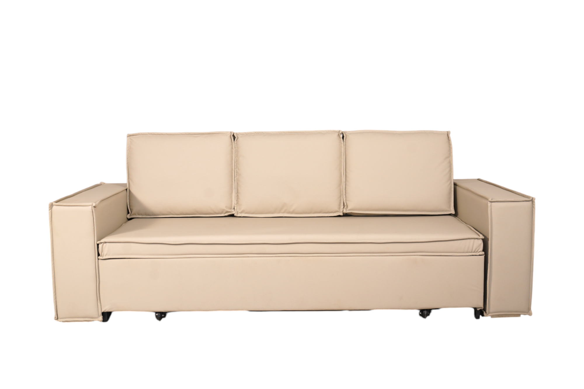 Imported Leather Sofa Cum Bed