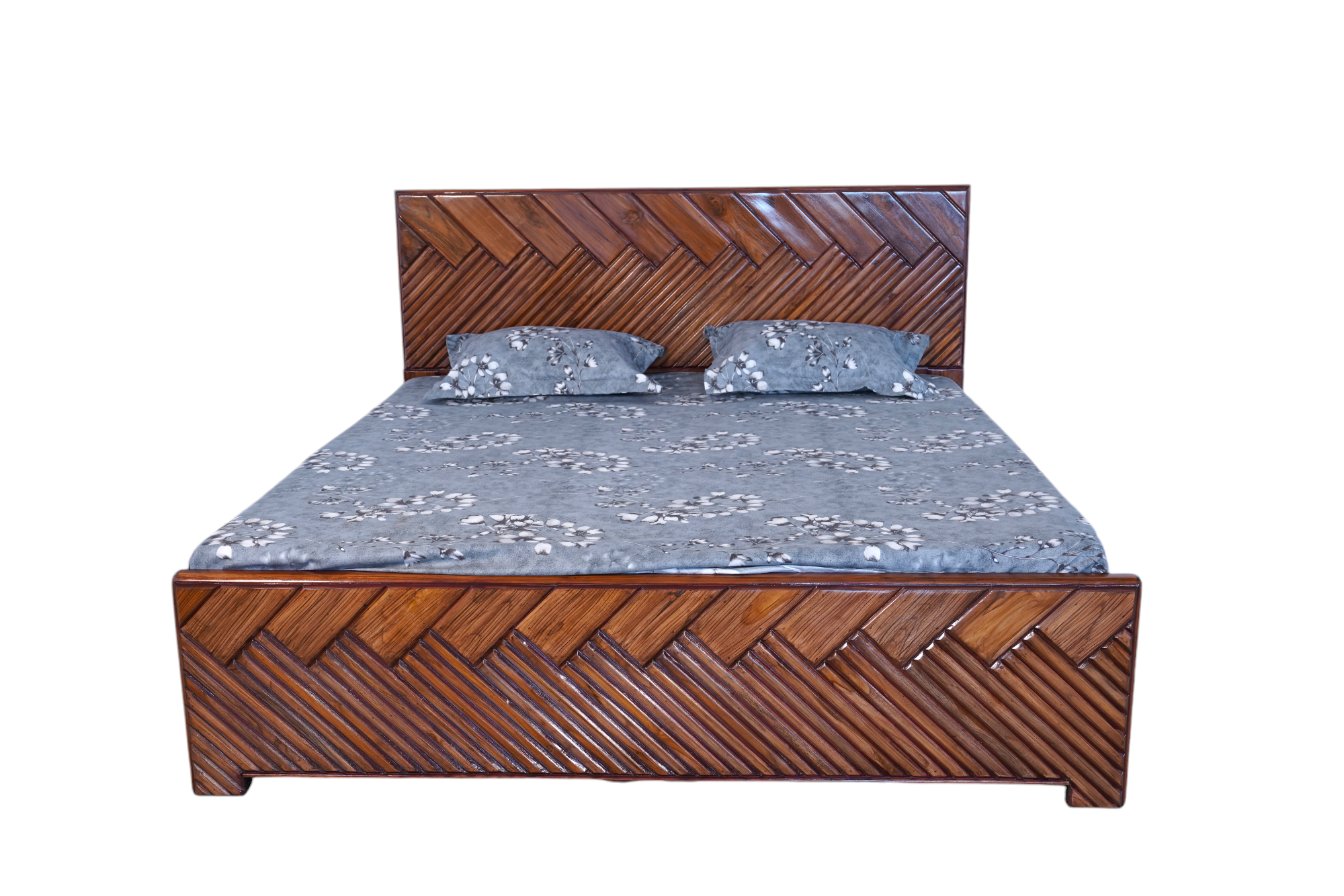 Teak Wood Heavy Cot 5x6