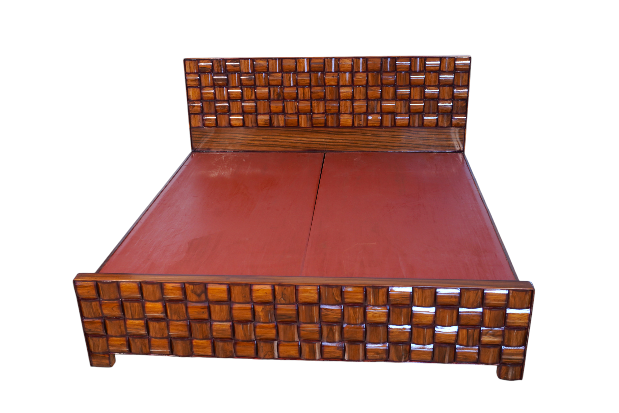 Teak Wood Heavy Cot 5x6