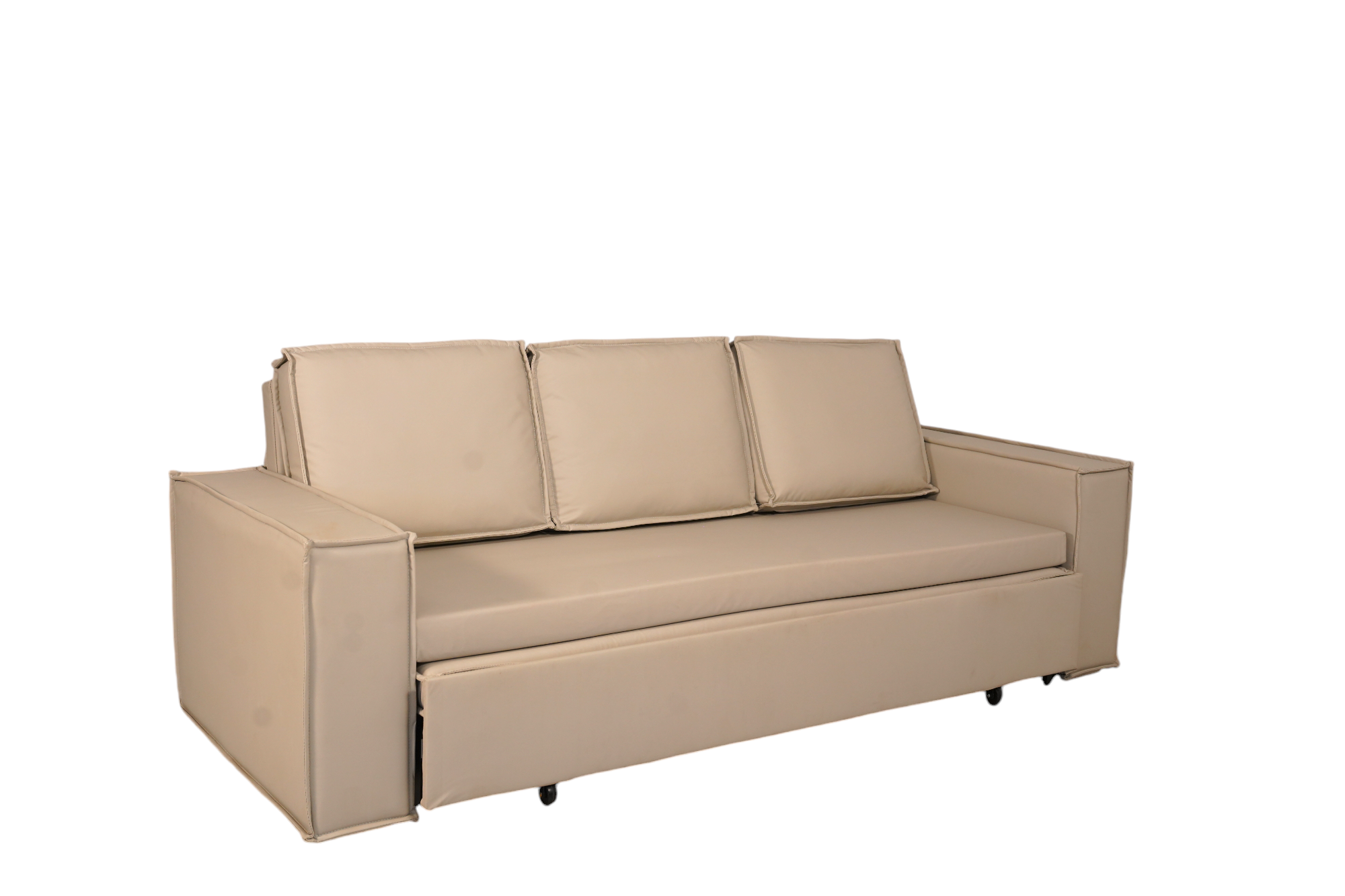 Imported Leather Sofa Cum Bed