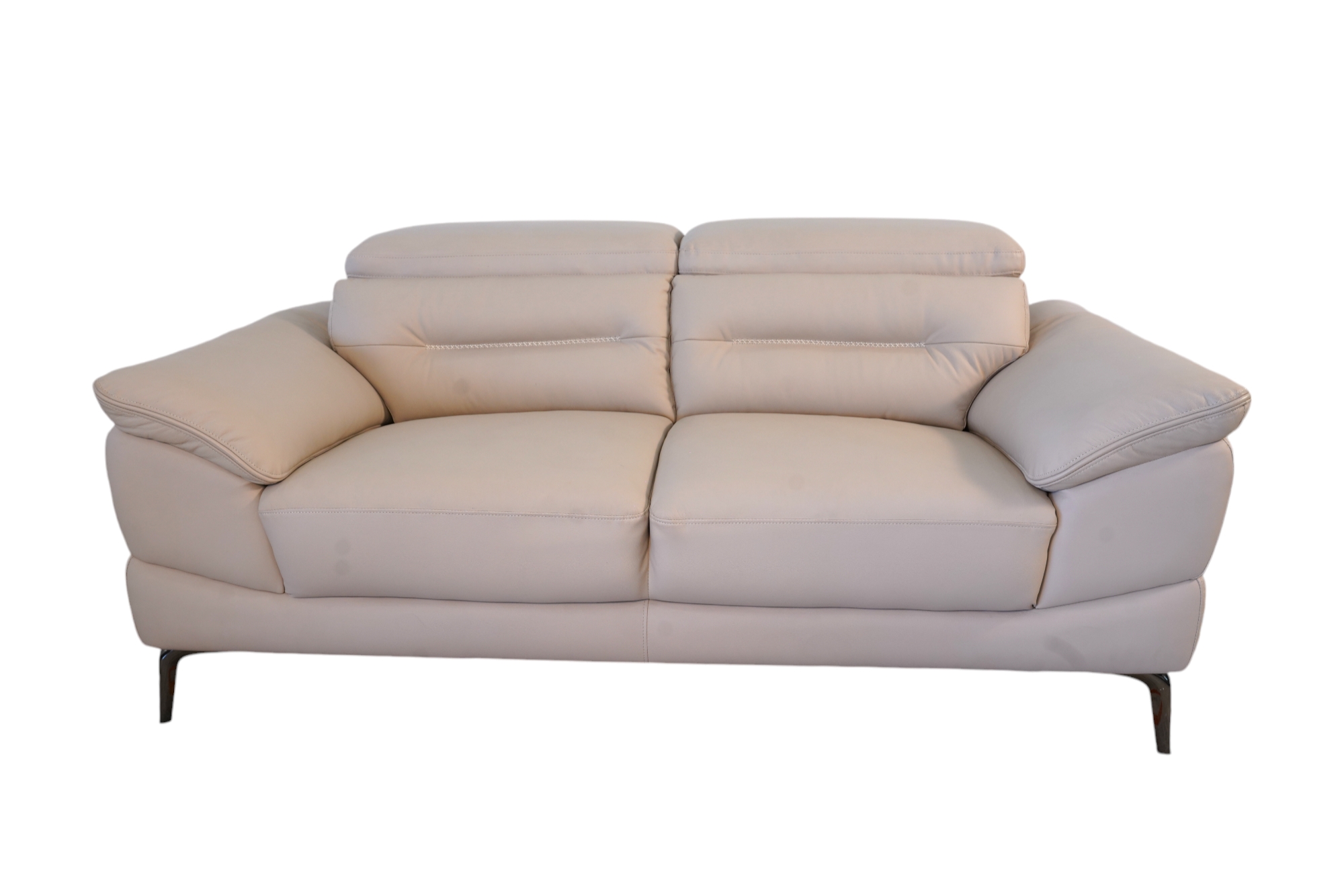 3 + 2 with Head Rest  Imported Leather Sofa