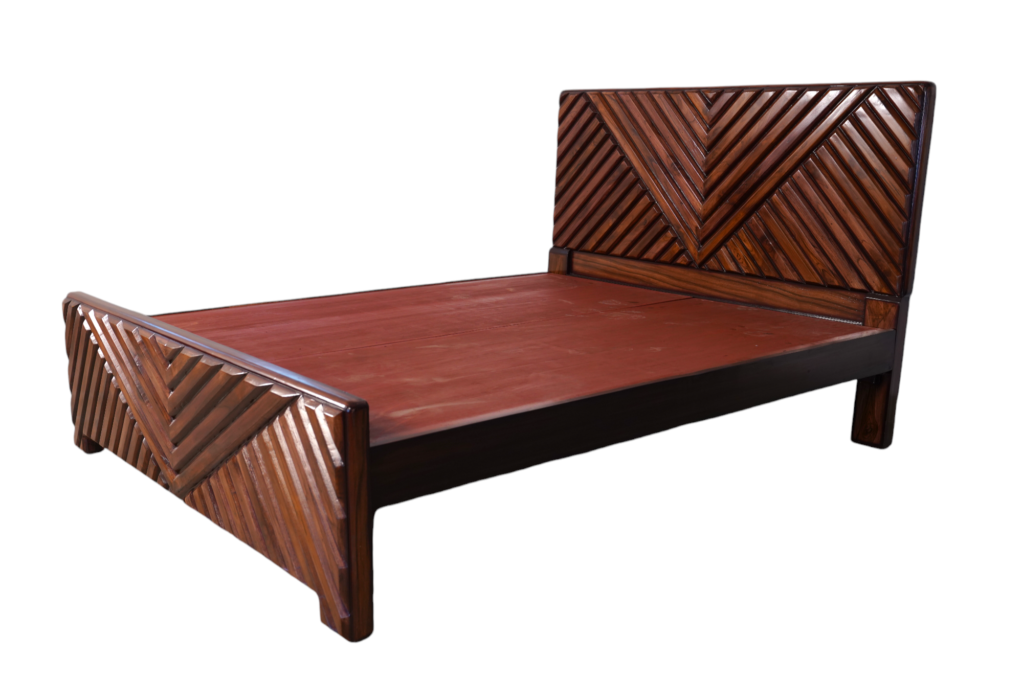 Teak Wood Heavy Cot 5x6